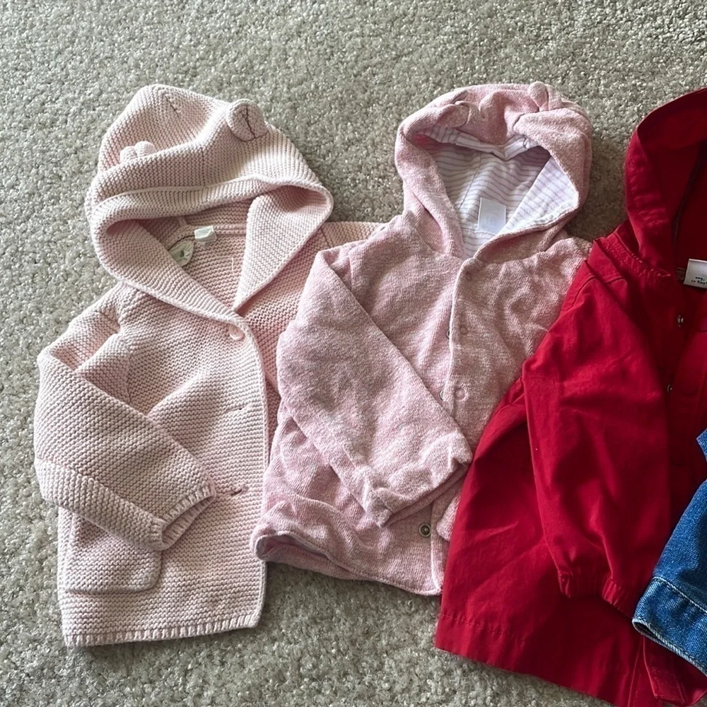 6-12 month sweater/jacket bundle